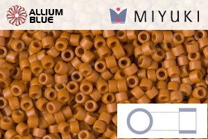 MIYUKI Delica® Seed Beads (DB2287) 11/0 Round - Matte Opaque Glazed Persimmon - 关闭视窗 >> 可点击图片