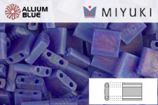 MIYUKI TILA Beads (TL-0151FR) - Matte Transparent CobaLight AB