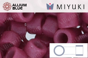 MIYUKI Delica® Seed Beads (DB2353) 11/0 Round - Duracoat Opaque Dyed Cherry Blossom - Click Image to Close