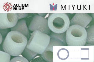 MIYUKI Delica® Seed Beads (DB2356) 11/0 Round - Duracoat Opaque Dyed Pale Turquoise - Haga Click en la Imagen para Cerrar