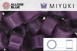 MIYUKI Delica® Seed Beads (DB2360) 11/0 Round - Duracoat Opaque Dyed Grape