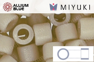 MIYUKI Delica® Seed Beads (DB2362) 11/0 Round - Duracoat Opaque Dyed Flax - Click Image to Close