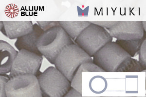 MIYUKI Delica® Seed Beads (DB2366) 11/0 Round - Duracoat Opaque Dyed Mist Gray - Click Image to Close
