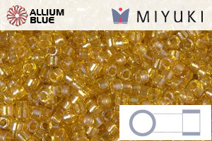 MIYUKI Delica® Seed Beads (DB2372) 11/0 Round - Inside Dyed Marigold - 關閉視窗 >> 可點擊圖片