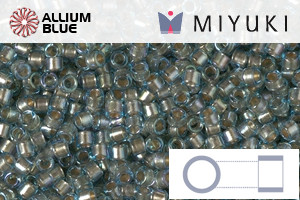 MIYUKI Delica® Seed Beads (DB2379) 11/0 Round - Inside Dyed Eucalyptus - Click Image to Close