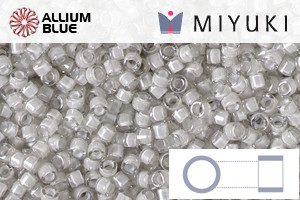 MIYUKI Delica® Seed Beads (DB2391) 11/0 Round - Inside Dyed Moonstone - Click Image to Close