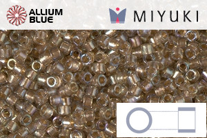 MIYUKI Delica® Seed Beads (DB2396) 11/0 Round - Inside Dyed Moth - Click Image to Close