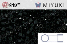 MIYUKI Delica® Seed Beads (DBMC0007) 10/0 Hex Cut Medium - Metallic Brown Iris
