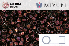 MIYUKI Delica® Seed Beads (DBMC0021) 10/0 Hex Cut Medium - Nickel Plated