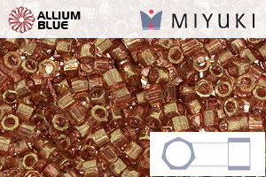 MIYUKI Delica® Seed Beads (DBMC0115) 10/0 Hex Cut Medium - Topaz Gold Luster - 关闭视窗 >> 可点击图片