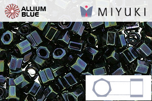 MIYUKI Delica® Seed Beads (DBLC0002) 8/0 Hex Cut Large - Metallic Dark Blue Iris - 关闭视窗 >> 可点击图片