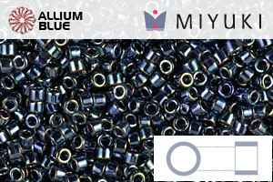 MIYUKI Delica® Seed Beads (DB0006) 11/0 Round - Gunmetal Iris - 關閉視窗 >> 可點擊圖片