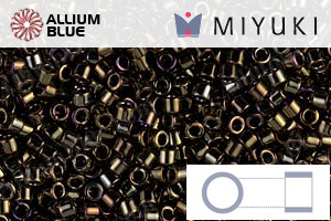MIYUKI Delica® Seed Beads (DB0007) 11/0 Round - Metallic Brown Iris