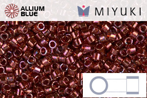 MIYUKI Delica® Seed Beads (DB0116) 11/0 Round - Wine Gold Luster - Haga Click en la Imagen para Cerrar
