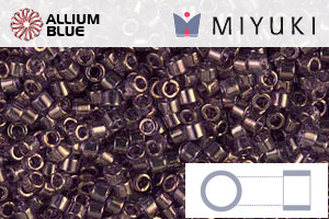 MIYUKI Delica® Seed Beads (DB0117) 11/0 Round - Violet Gold Luster - Click Image to Close