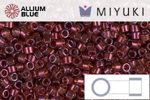 MIYUKI Delica® Seed Beads (DB0120) 11/0 Round - Irish Rose Luster - Click Image to Close