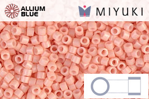 MIYUKI Delica® Seed Beads (DB0206) 11/0 Round - Opaque Salmon - Click Image to Close