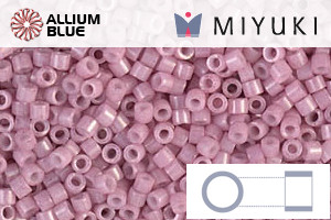 MIYUKI Delica® Seed Beads (DB0210) 11/0 Round - Opaque Antique Rose Luster - 關閉視窗 >> 可點擊圖片