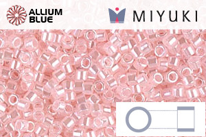 MIYUKI Delica® Seed Beads (DB0234) 11/0 Round - Baby Pink Ceylon - 關閉視窗 >> 可點擊圖片