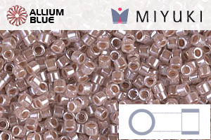 MIYUKI Delica® Seed Beads (DB0256) 11/0 Round - Light Cinnamon Ceylon