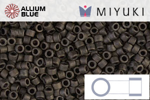 MIYUKI Delica® Seed Beads (DB0311) 11/0 Round - Matte Metallic Dark Olive - 关闭视窗 >> 可点击图片