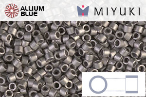 MIYUKI Delica® Seed Beads (DB0321) 11/0 Round - Matte Nickel Plated - 關閉視窗 >> 可點擊圖片