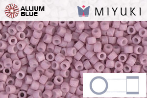 MIYUKI Delica® Seed Beads (DB0355) 11/0 Round - Matte Opaque Dusty Orchid - 关闭视窗 >> 可点击图片