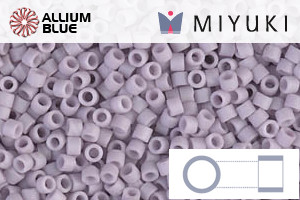 MIYUKI Delica® Seed Beads (DB0356) 11/0 Round - Matte Opaque Light Mauve - Click Image to Close