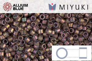 MIYUKI Delica® Seed Beads (DB0380) 11/0 Round - Matte Metallic Khaki Iris - Haga Click en la Imagen para Cerrar