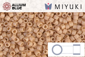 MIYUKI Delica® Seed Beads (DB0389) 11/0 Round - Matte Opaque Light Terracotta - Haga Click en la Imagen para Cerrar