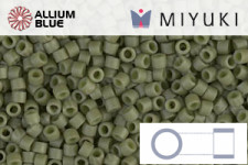 MIYUKI Delica® Seed Beads (DB0415) 11/0 Round - Galvanized Turquoise Green