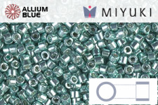 MIYUKI Delica® Seed Beads (DB0417) 11/0 Round - Galvanized Dusty Mauve