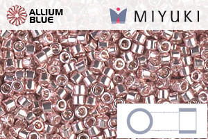 MIYUKI Delica® Seed Beads (DB0418) 11/0 Round - Galvanized Blush