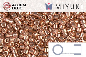 MIYUKI Delica® Seed Beads (DB0434) 11/0 Round - Galvanized Muscat - Click Image to Close