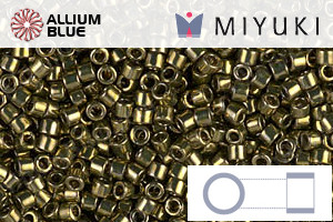 MIYUKI Delica® Seed Beads (DB0456) 11/0 Round - Galvanized Olive - 關閉視窗 >> 可點擊圖片