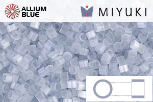 MIYUKI Delica® Seed Beads (DB0677) 11/0 Round - Light Gray Silk Satin - Haga Click en la Imagen para Cerrar