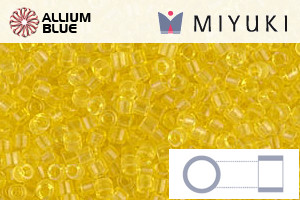 MIYUKI Delica® Seed Beads (DB0710) 11/0 Round - Transparent Yellow
