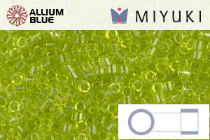 MIYUKI Delica® Seed Beads (DB0712) 11/0 Round - Transparent Chartreuse - Haga Click en la Imagen para Cerrar