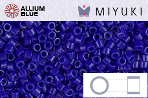 MIYUKI Delica® Seed Beads (DB0726) 11/0 Round - Opaque Cobalt