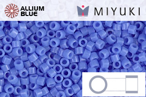 MIYUKI Delica® Seed Beads (DB0730) 11/0 Round - Opaque Periwinkle - 關閉視窗 >> 可點擊圖片