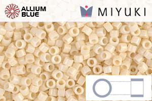 MIYUKI Delica® Seed Beads (DB0732) 11/0 Round - Opaque Dark Cream