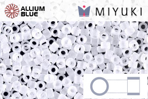 MIYUKI Delica® Seed Beads (DB0741) 11/0 Round - Matte Transparent Crystal - Click Image to Close