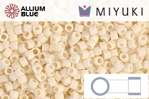 MIYUKI Delica® Seed Beads (DB0762) 11/0 Round - Matte Opaque Dark Cream - 关闭视窗 >> 可点击图片