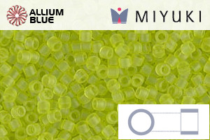 MIYUKI Delica® Seed Beads (DB0766) 11/0 Round - Matte Transparent Chartreuse - 关闭视窗 >> 可点击图片