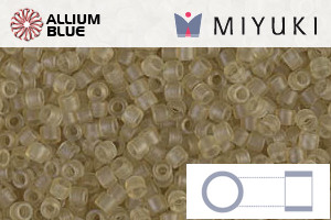 MIYUKI Delica® Seed Beads (DB0771) 11/0 Round - Dyed Semi-matte Transparent Saffron