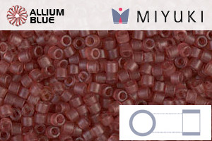 MIYUKI Delica® Seed Beads (DB0773) 11/0 Round - Dyed Semi-matte Transparent Berry - Click Image to Close