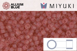 MIYUKI Delica® Seed Beads (DB0778) 11/0 Round - Dyed Semi-matte Transparent Dark Rose - 關閉視窗 >> 可點擊圖片