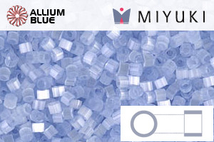 MIYUKI Delica® Seed Beads (DB0831) 11/0 Round - Light Periwinkle Silk Satin - Haga Click en la Imagen para Cerrar