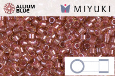 MIYUKI Delica® Seed Beads (DB0917) 11/0 Round - Sparkling Turquoise Green Lined Topaz