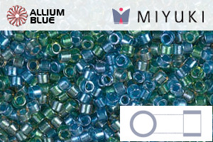MIYUKI Delica® Seed Beads (DB0985) 11/0 Round - Sparkling Lined Caribbean Mix - Click Image to Close